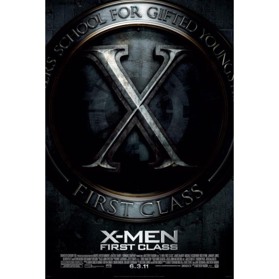 Movie Poster XMen First Class Sided Original Final 27x40 Michael Fassbend