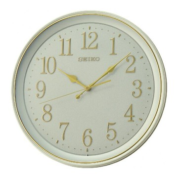 seiko SK037 精工鐘 (QXA798W) 立體數字滑動式秒針靜音掛鐘  34cm｜樂天全館特惠中★指定刷卡回饋10%