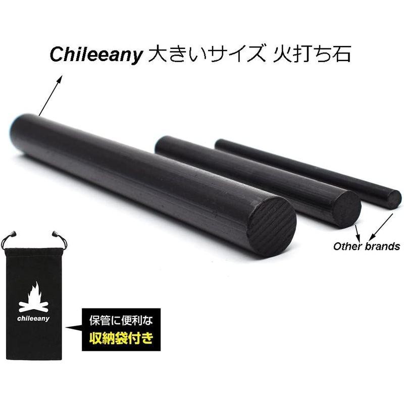 大きいサイズ 火打ち石 130 x 13mm +火吹き棒 Chileeany ファイヤー