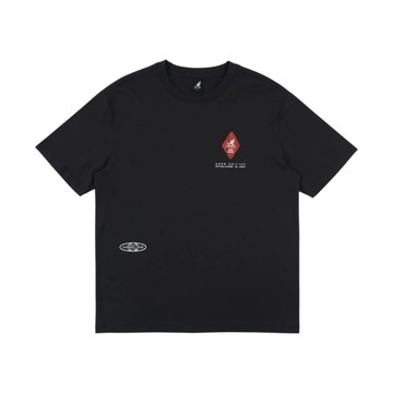 KANGOL 短T 深灰 落肩 涼感 印花 短袖 中性 6625101210