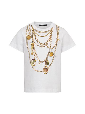 balmain "chains" t-shirts