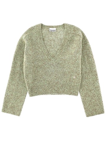 ganni v-neck sweater