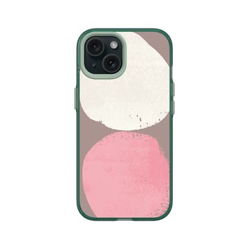 iPhone 15 Clear 憂墨綠 - Blob / 一團一團 - 紅白絮語