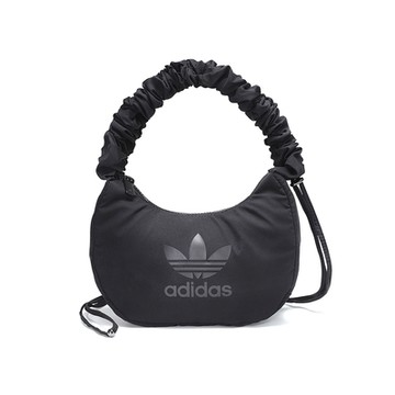 Adidas SHLDR BAG S 黑色 三葉草 雲朵包 尼龍材質 肩背包 JP0144