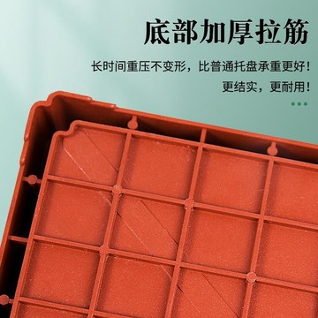 🔥臺灣出🔥花盆托盤長方形磨砂樹脂加厚塑料盆託接水盤花盆底座托盤花盤底座