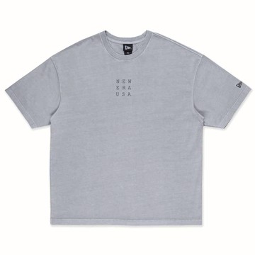 NEW ERA 男女 寬版短袖上衣 TRAIL RUNNER NE 淺灰 NE14701270