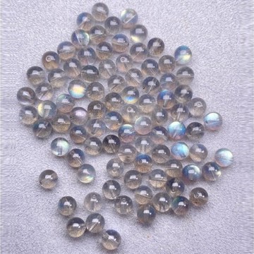 【肯爸水晶嚴選】高品質拉長石3A6mm/閃光石/現貨/全孔/隔珠/配珠/手工串珠編織/材料珠/DIY/單珠/飾品/水晶