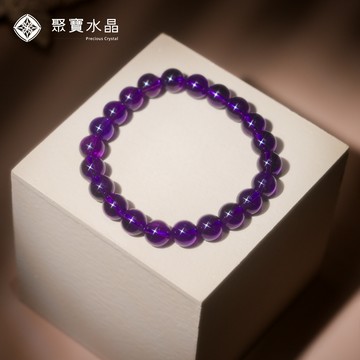 【烏拉圭紫水晶手鍊】晶洞 晶球 項鍊 紫鈦 白水晶碎石 手鐲 手珠 手排 原礦 聚寶水晶