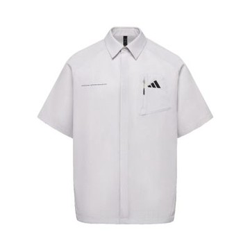 【Adidas 愛迪達】 M VERB SHIRT  短袖襯衫 男 - LE1246