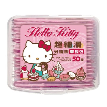 [寶富華]Hello Kitty單支包超細滑牙線棒50支