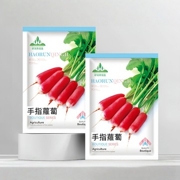 🥕【可開收據】原廠大包裝 手指蘿蔔種子（約300粒）拇指蘿蔔、迷你水果蘿蔔 耐寒早熟四季特色蔬菜種子/原裝包對版