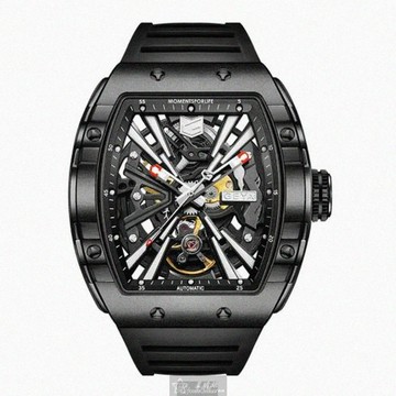 GEYA手錶，編號G78130GWKK，48mm， 52mm黑錶殼，深黑色錶帶款_廠商直送