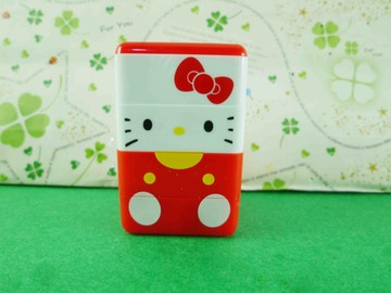 【震撼精品百貨】Hello Kitty 凱蒂貓~3層印章-紅衣圖案