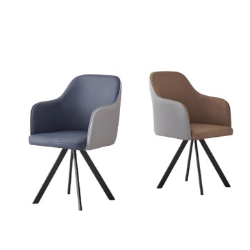 【MUNA家居】羅蘭德貓抓皮餐椅/共兩色/315A咖啡色