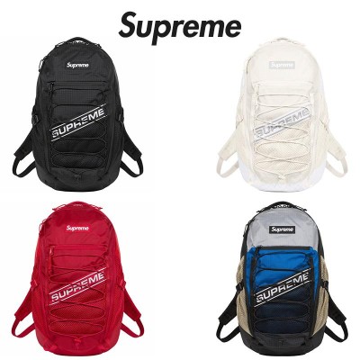 Supreme バックパック・リュック - 青xグレーxベージュ系等