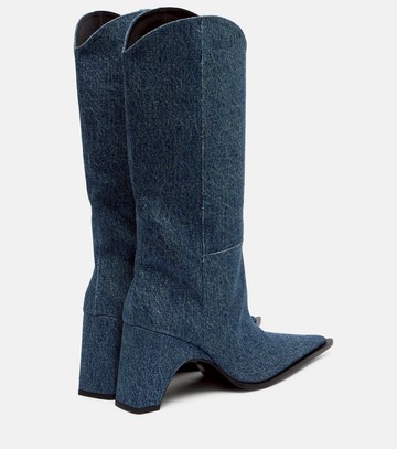 Coperni Bridge denim cowboy boots