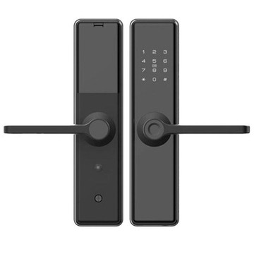 【公司貨免運】 智能門鎖 指紋鎖【持久低電提醒】木門智能指紋鎖公寓酒店密碼刷卡房間臥室門電子遠程控制臨時密碼 快速出貨