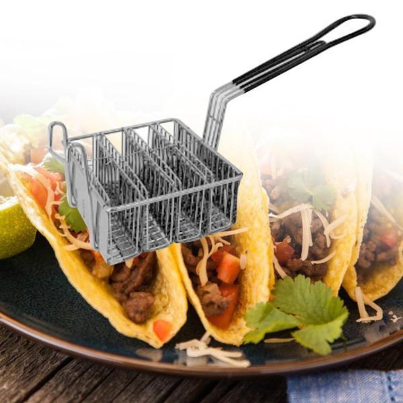 タコスシェルディープフライヤーキッチンクッキングツールパンケーキ  