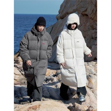 PSO Brand男裝女裝90絨長款羽絨服女款冬季保暖厚外套情侶裝潮牌