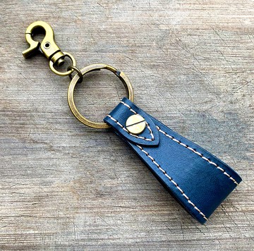 【可客製/多色可選】皮革鑰匙圈  缺皮CHAPI 情人節禮物 生日禮物