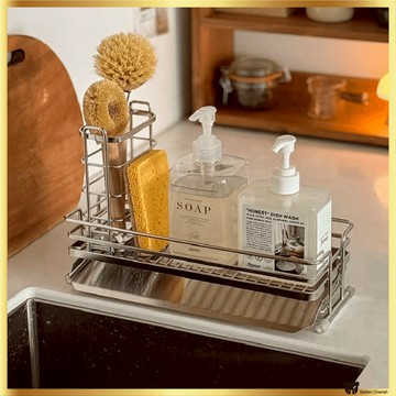 ORIGNIQ 防銹水槽收納盒 304 不銹鋼,用於整潔的廚房