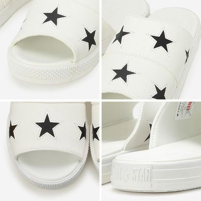 人気完売品❣️CONVERSE サンダル CV SANDAL SC黒×白28cm CONVERSE コンバース サンダル CV SANDAL SC レディース 白 黒