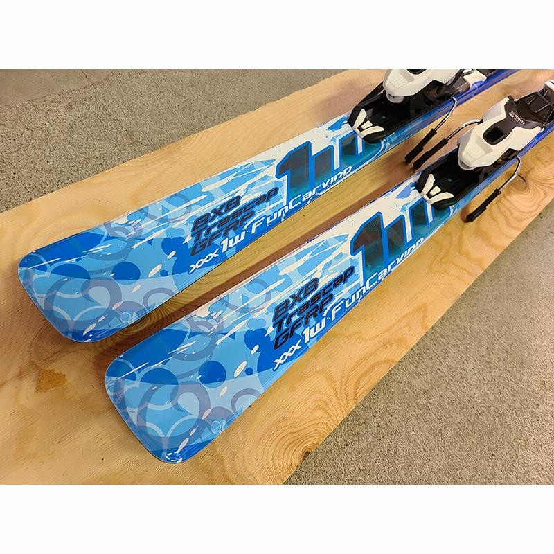 スキー 4点セット BLUEMORIS BXB XXX-1W BLU 150/160/170cm 金具付き ストック グローブ オールラウンド 大人用  | LINEショッピング