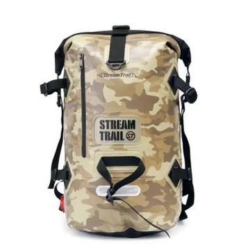 日本《Stream Trail》Dry Tank D2 40L 迷彩版 防水雙肩背包(迷彩沙)