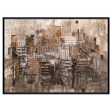 菠蘿選畫所 抽象畫 虛實I APAP3441B  40 x 30cm  黑色