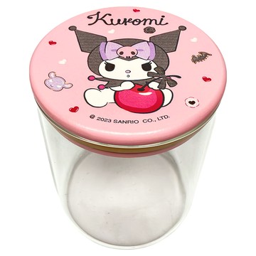 Sanrio 三麗鷗 酷洛米密封儲物罐 粉紅櫻桃 中  1個  800ml