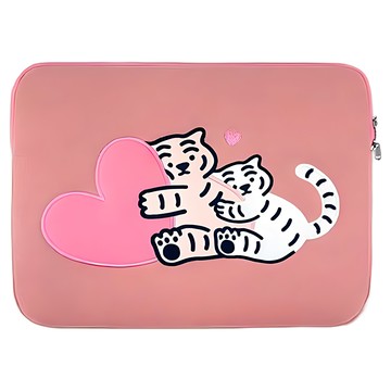 MUZIK TIGER 平板電腦包 粉紅色 15~16吋  40 x 28cm  1個