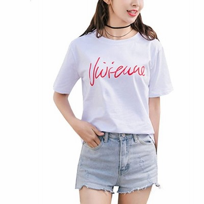 Tシャツ レディース ストレッチ 半袖 プリント プリントデザイン カジュアル 長袖 無地 シンプル 薄手 白 大きいサ 通販 Lineポイント最大get Lineショッピング