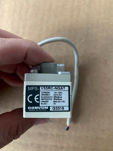 CONVUM V33RC-MGAT 真空壓力開關 負壓檢測 帶電壓模擬輸出 拆機