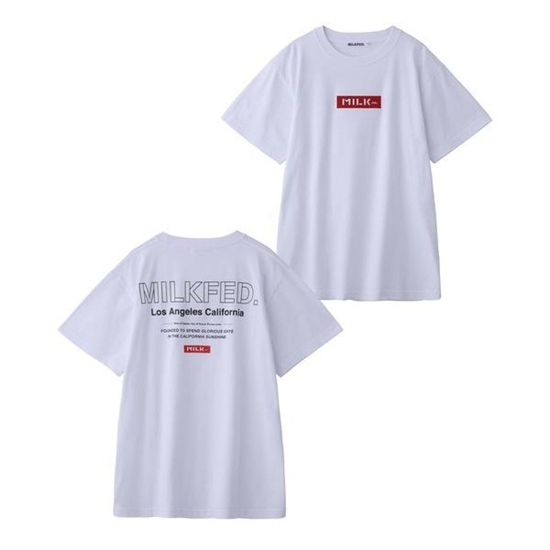 ティシャツ tシャツ ミルクフェド MILKFED Tシャツ SS TEE EMBROIDERED