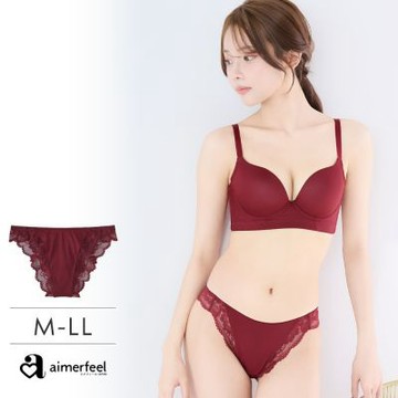 aimerfeel2WAY蕾絲半包臀內褲-1602622-BO