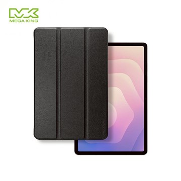 MEGA KING 三星 Galaxy Tab S11 側掀式皮套 黑