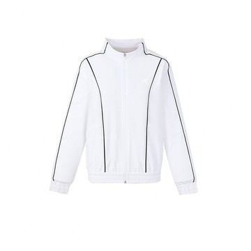 FILA 女平織外套-白色 5JKA-1007-WT