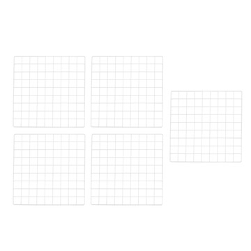 【dayneeds】45x45cm 一次性方格平面網-五入烤白