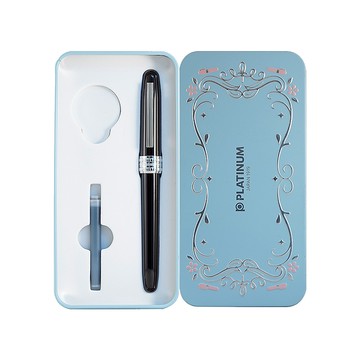白金鋼筆F 鐵製禮盒組