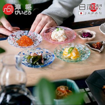 ADERIA 日本製津輕系列手作四季款小碟子四入禮盒組