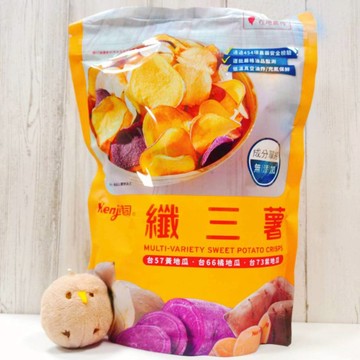 COSTCO 健司 KENJI 纖三薯脆片 400公克 黃地瓜 橘地瓜 紫地瓜 台農 素食 純素 低溫油炸 地瓜片 甘藷