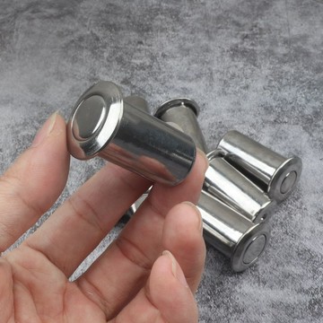 〖臺灣熱賣〗不鏽鋼防塵器蓋筒 插銷伴侶砂光防沙器 門用隱形暗插銷 附帶配件