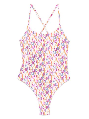 Emporio Armani Allover Logo Swimsuit