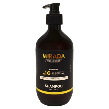 MIRADA 玫瑰之水香氛洗髮露 特洛伊 Tory No.16 500ml 柔順亮澤  1瓶