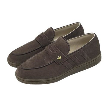 adidas 愛迪達 休閒鞋 Handball Spezial Loafer W 女鞋 棕 金 麂皮 樂福鞋 KJ2533