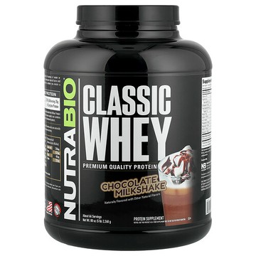 NutraBio, 經典乳清蛋白，巧克力奶昔，5 磅（2268 克）