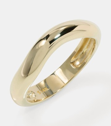 Stone and Strand Bold Merge 14kt gold ring