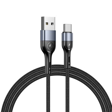 【蝦米良品】USAMS 編織防斷裂充電線 數據線 快充線 三星 iPhone 15/14/13/12 充電線 貓咪防抓充電線