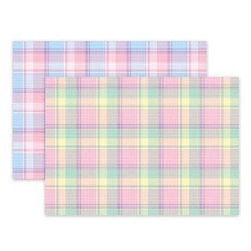 支票包裝紙（藍檸檬）/剪貼簿紙/25張A4尺寸