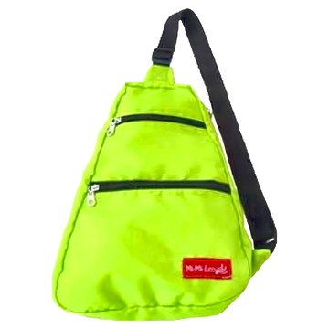 MI MI LEO 運動單肩包 防潑水  28 x 37.5cm  青蘋果綠  1個